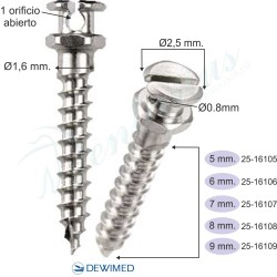 O.S.A.S Slot tornillo Ø0.8 mm. - 5 uds.
