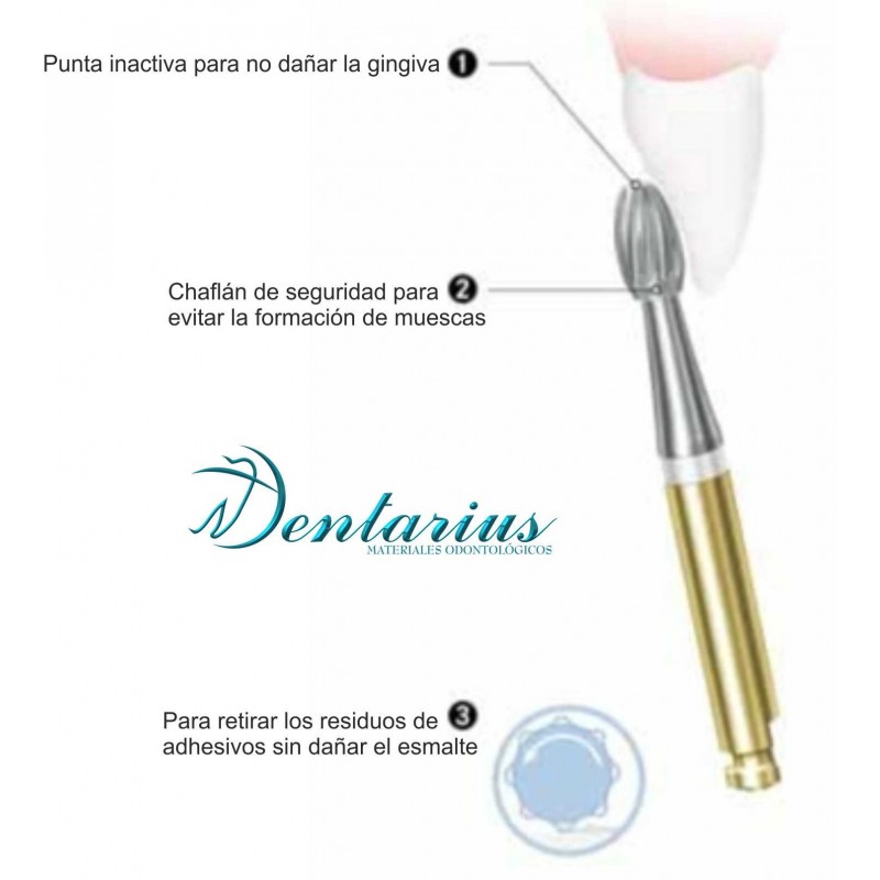FRESA PARA QUITAR COMPOSITE H22ALGK.204-2