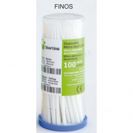 100pz/Scatola Dentale Monouso Micro Applicatore Spazzola - Foto 5