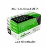 AGUJAS STARLINE 30G CORTA 0,3x25mm.