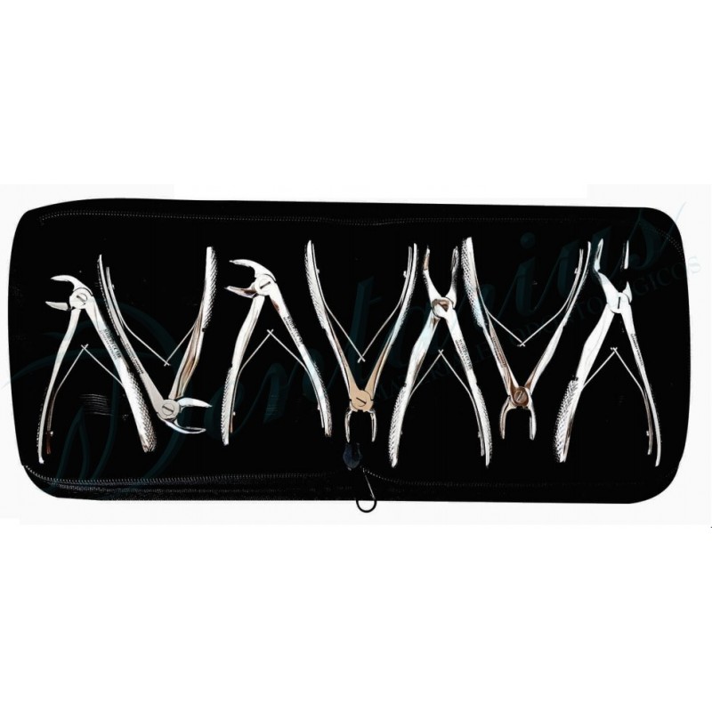 Estuche completo de 7 fórceps para niños-1