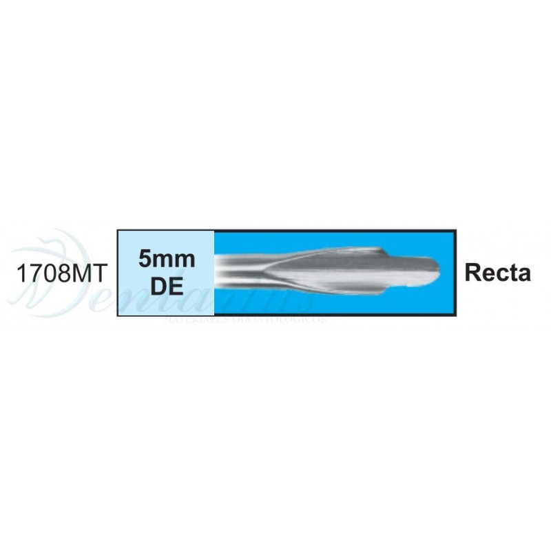 Luxador mango metal - Punta Afilidada Recta 5mm.-0