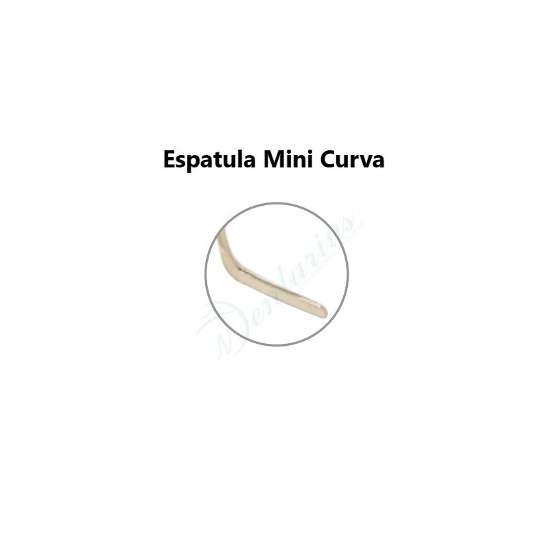 ESPÁTULA CUELLO DE TITANIO MINI CURVA-1