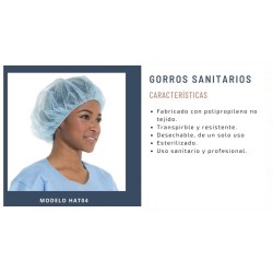 GORROS SANITARIOS (2000 unidades)