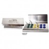 CAJA ESTERILIZADORA ENDO ACERO INOXIDABLE (12 AGUJEROS)