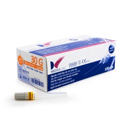 AGUJAS MEDICALINE 30G CORTA (0,3x21mm)