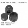 Molinillo triturador de hueso Acero-Titanio