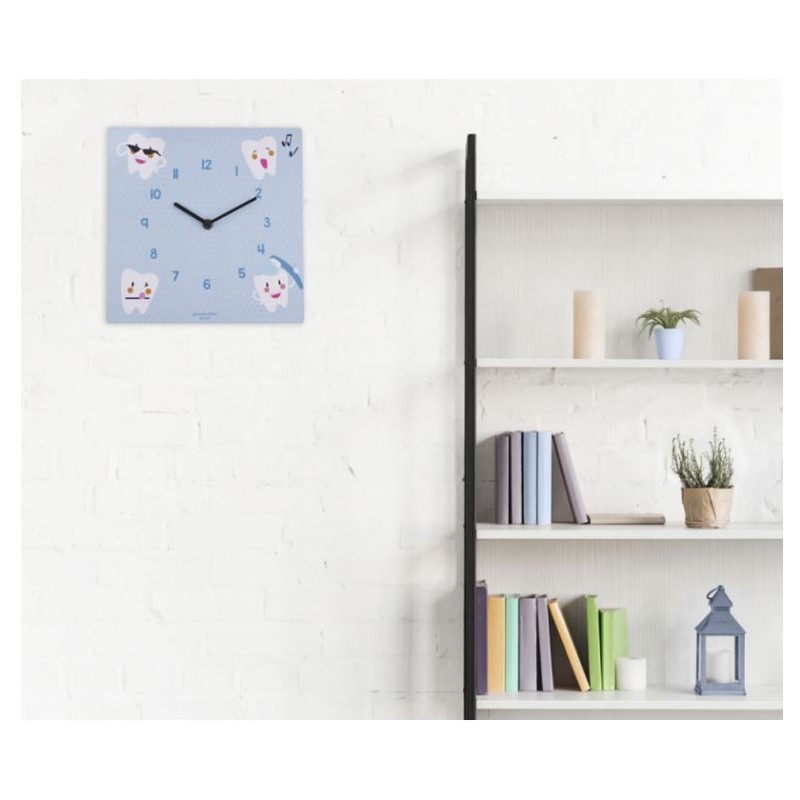 Reloj de pared Cuadrado-1