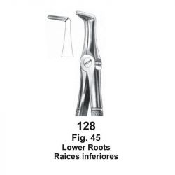 FORCEP RAÍCES INFERIORES (fig.45)