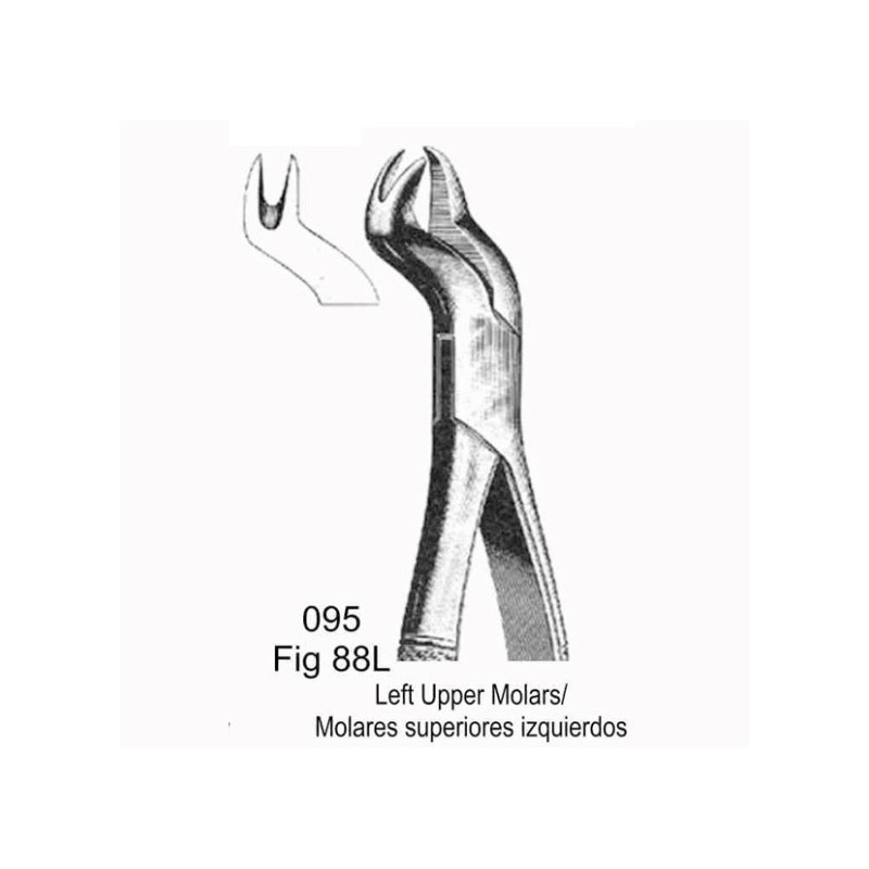 FORCEP MOLARES SUPERIORES IZQUIERDO (fig.88L)