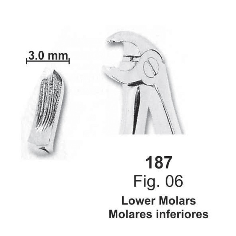 FORCEP MOLARES INFERIORES NIÑOS (fig.06)