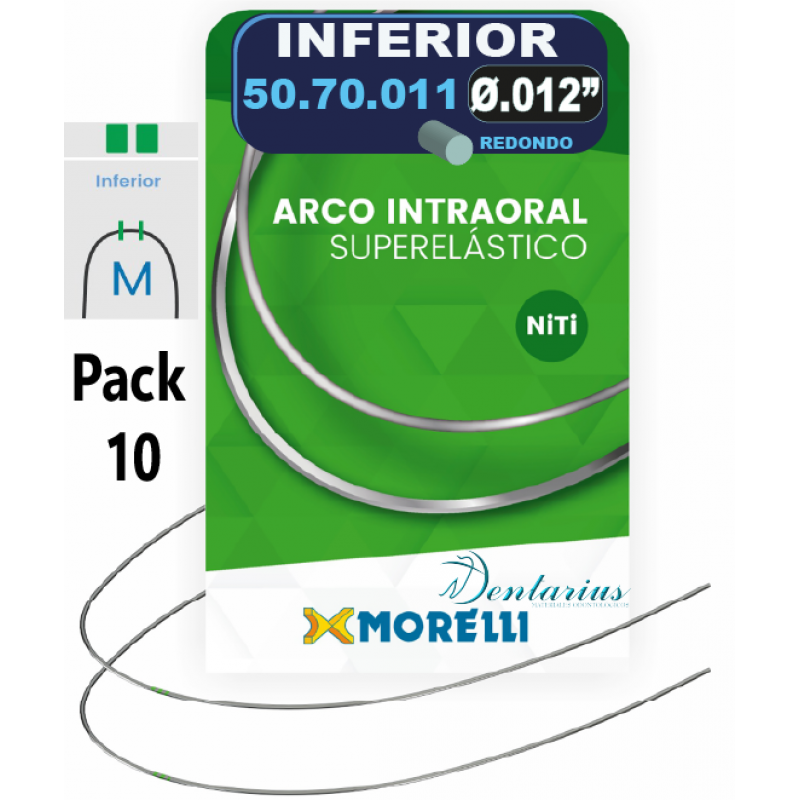 thumbnail image 2 of 10 Packs Orthodontic NiTi Arch Wires – Round, Various Sizes (012 To 020) Unbranded 2 of 6